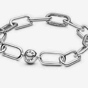 Pandora ME Sterling Silver 925 Link Chain Bracelet (Sz 20cm-7.9inch) NWOT